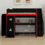 Lit mezzanine avec bureau et rangement Gaming