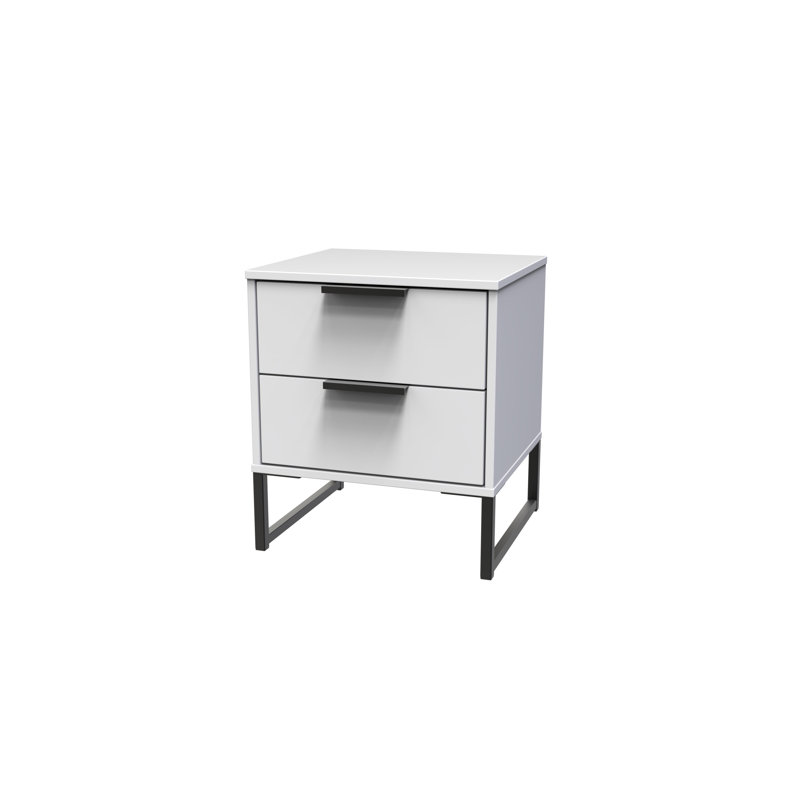 Bibek 45cm W Manufactured Wood Bedside Table