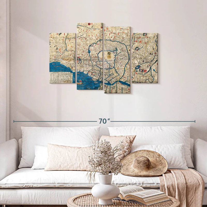 Ancienne carte d'Aliaz à Aliaz, H 27 po x l 43 po