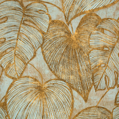 Rouleau de papier peint à feuilles grand format scintillant / chatoyant Julie Feels Home Collection