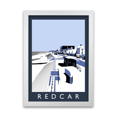Redcar In Snow by Richard O'Neill - Single Picture Frame Print