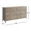 Commode double 6 tiroirs Mauve-91893603