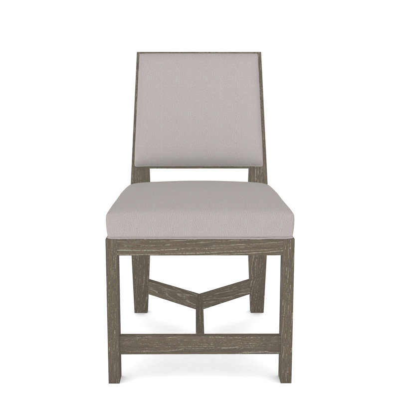 Thom Filicia Home Upholstered Back Side Chair, Hampton, Navada Granite