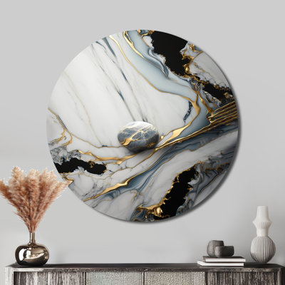 Borlon - Abstract Round Metal Art