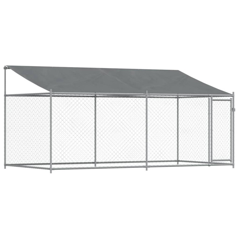Alexy 200cm H Metal Yard Kennel, 200cm H x 400cm W x 200cm D