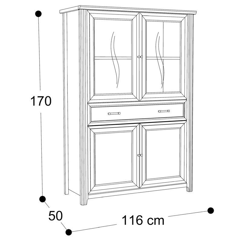 Dayton Display Cabinet