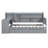3 Drawers Daybed With Desk And Bookcase-2110423312-2110423313