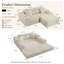 3 Seater Velvet Sofa-1706891312