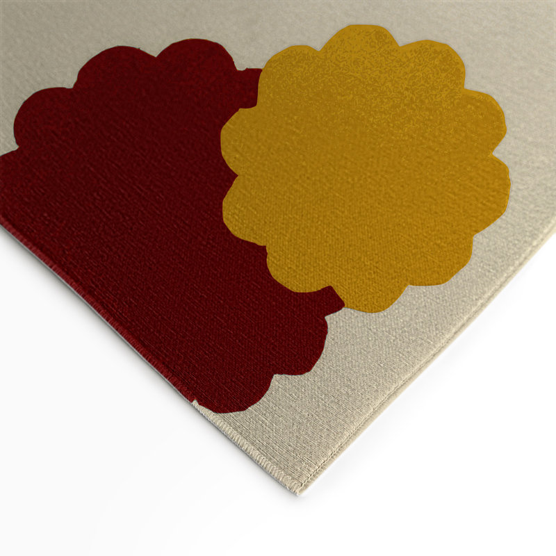 Funky Jiggle Indoor And Outdoor Area Rug, Rectangle 2' x 3'