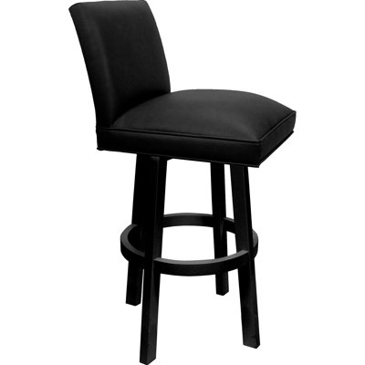 Swivel Wood Counter Stool - 26" Seat Height by Hokku Designs
