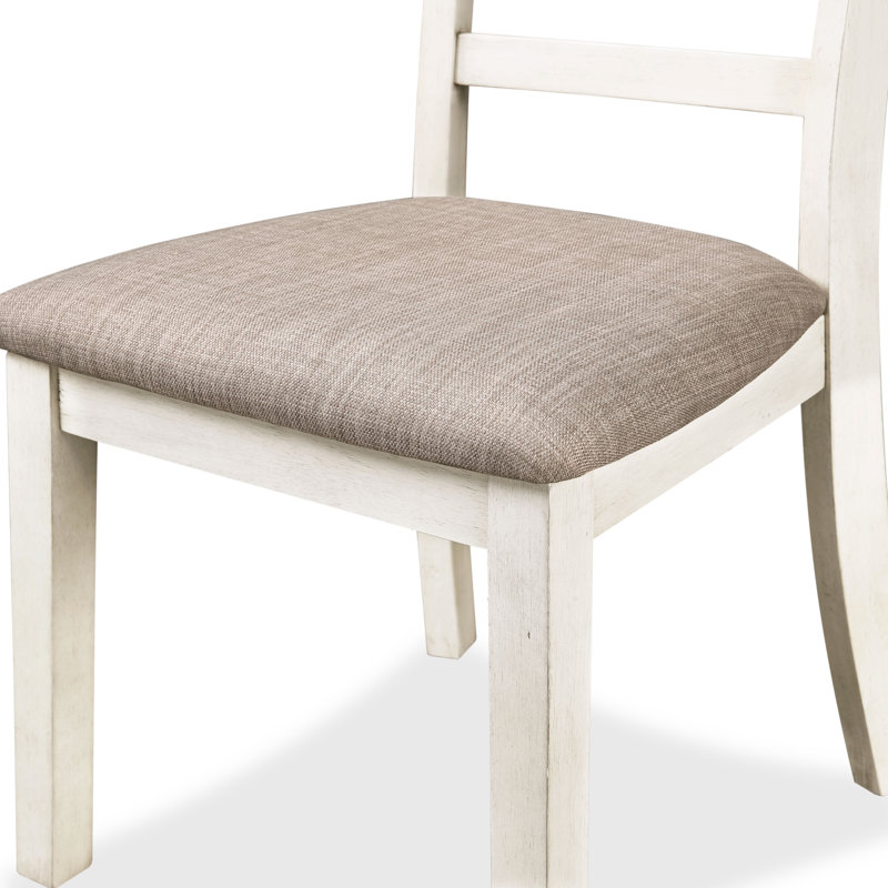 Turgeon 4 - Person Solid Wood Top Four Leg Dining Set, Beige/Brown, 30.25"H x 47"L x 47"W