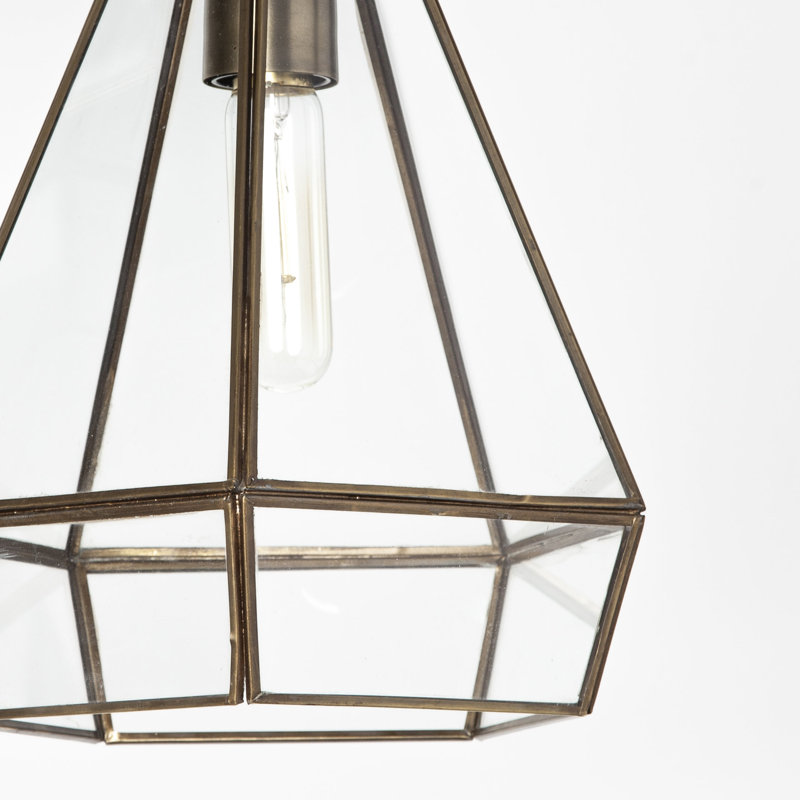 Luminaire suspendu géométrique 1 lumières simple Dehaan