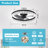 Modern LED Ceiling Fan With Light, Dimmable  & Remote Control For Bedroom, Kitchen & Living Room-1485221391