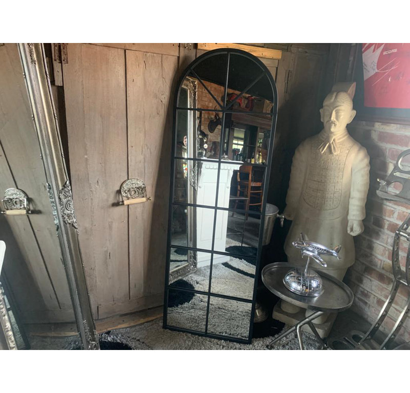 Ousmane Metal Flat Floor Mirror
