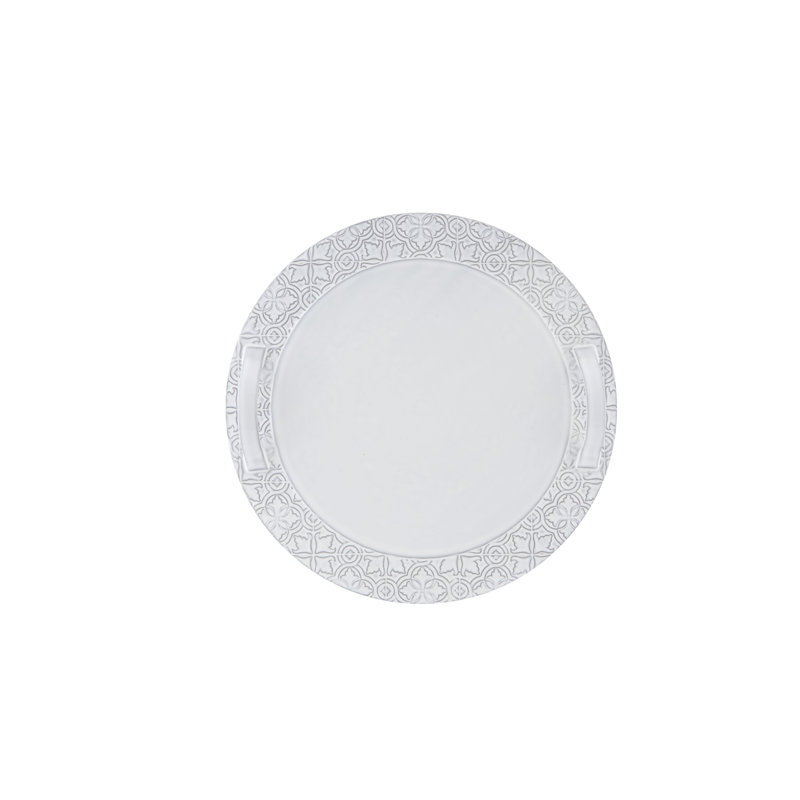 Plateau de service Rua Nova, Blanc antique
