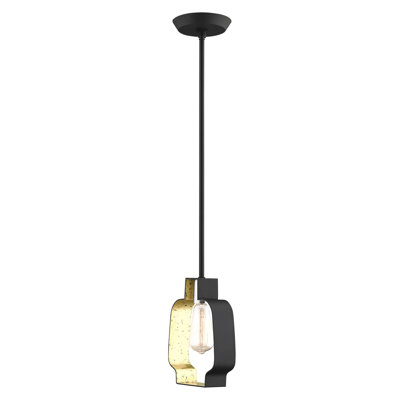Luminaire suspendu géométrique simple à 1 lumière
