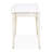 La Marisia Vanity, Mirror & Chair Set - Creamy Pearl