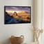 Art mural sur toile Red Rock Arch and Mesa Desert Landscape-133052543