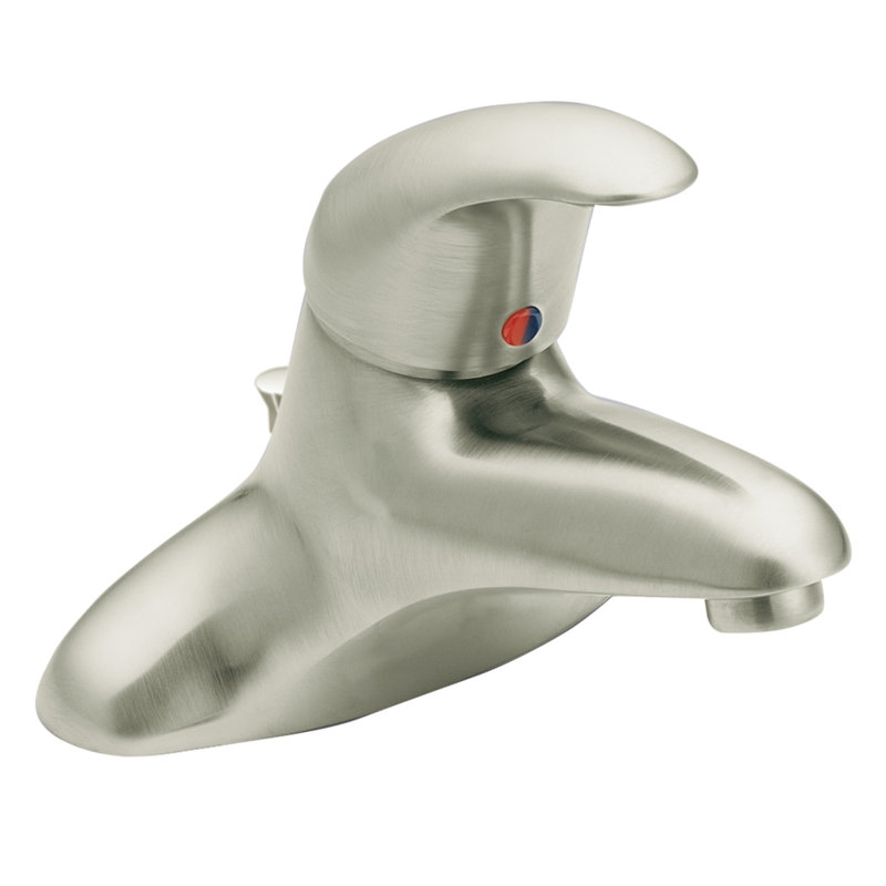 M-Dura Centerset Bathroom Faucet, Brushed Nickel