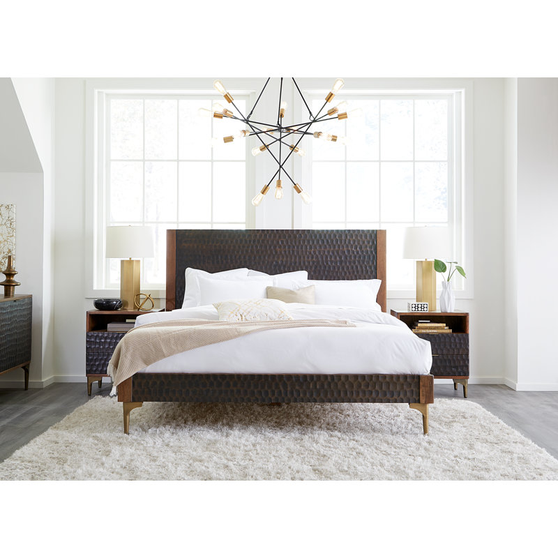 Santa Cruz Solid Wood Bed, King