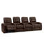 Upholstered Home Theater Seating with Cup Holder-30878967-35197107