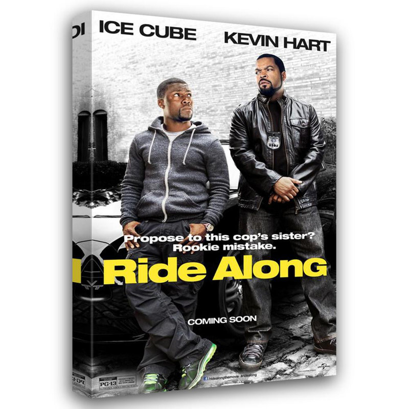 Ride Along, 40" H x 25" W