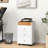 3 Drawer Office Cabinet - White, Removable Tray, Offers Sufficient Space For Supplies And Enhances Organization Furniture Fits Under Desk Perfectly