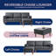 Canapé modulaire rembourré 3 pièces mozell-159595577