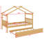 Lit House avec lit gigogne-980442862