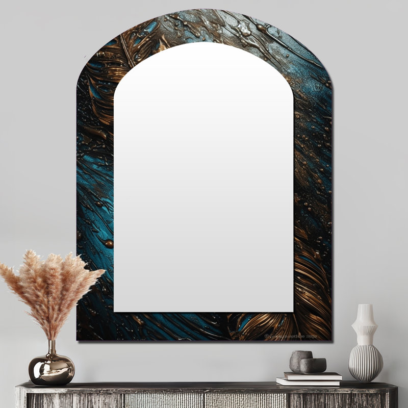 Plume dorée Glamour III, 43 po x 33 po