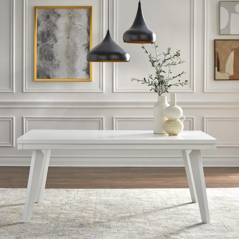 Table de salle à manger 71 ", Blanc
