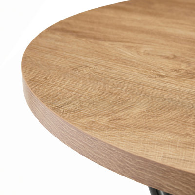 Ensemble de bar, table et chaise à emballage unique. Plateau de table en panneau de fibres à densité moyenne à densité de bois de 31,5 po avec structure en métal, combinaison de comptoir de bar de style industriel, convenant aux comptoirs d'îlot de cuisine et pouvant accueillir 2 personnes.