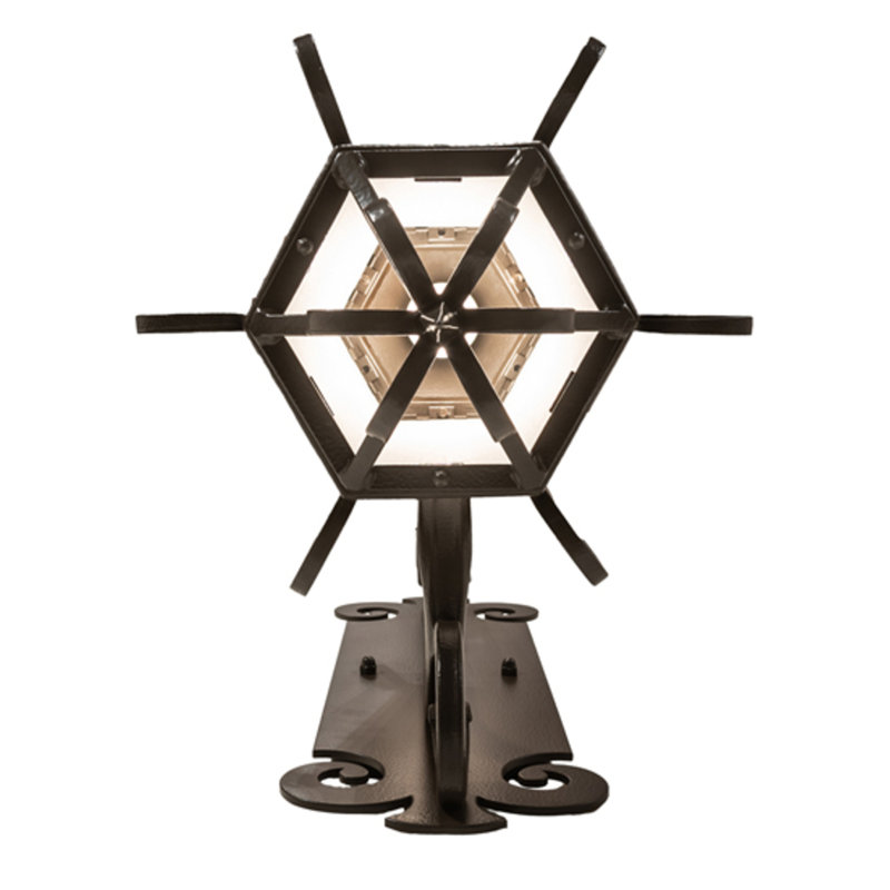 Caprice 1 - Light Armed Sconce, Clear, Timeless Bronze