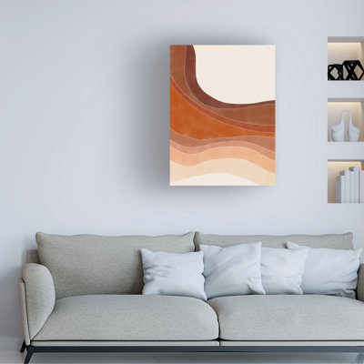Impression sur toile «Bachelo Terracotta35» par Elena Ristova