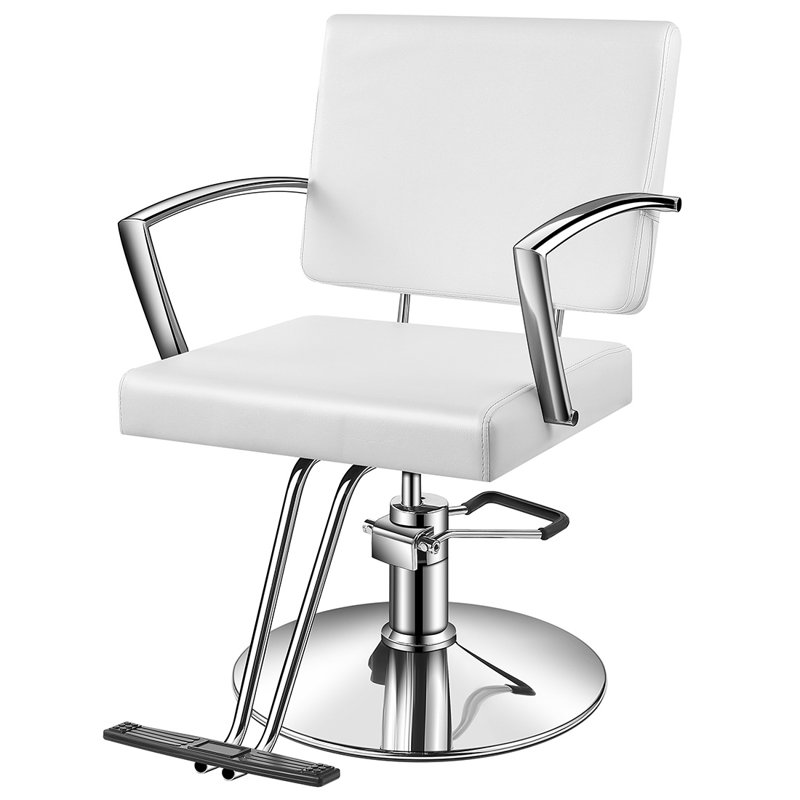 Fauteuil de massage en faux cuir, Simili cuir blanc