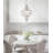 Wabasso 1 - Light Chrome/Clear Pendant