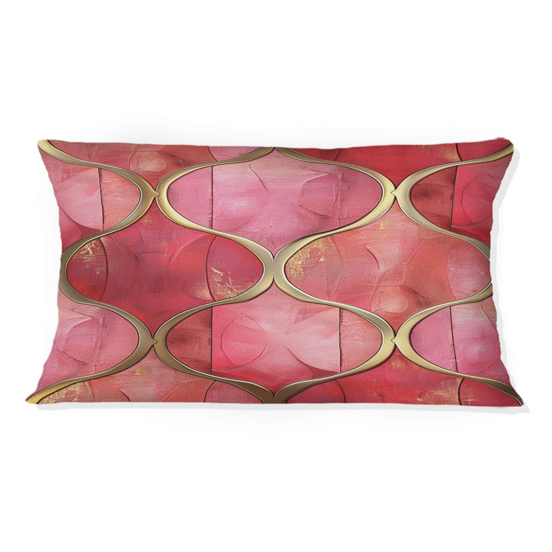 Coussin lombaire Mid-Century Trellis IV - Mid-Century