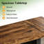Table basse Woodgrain Design, table de pub, table de voeux