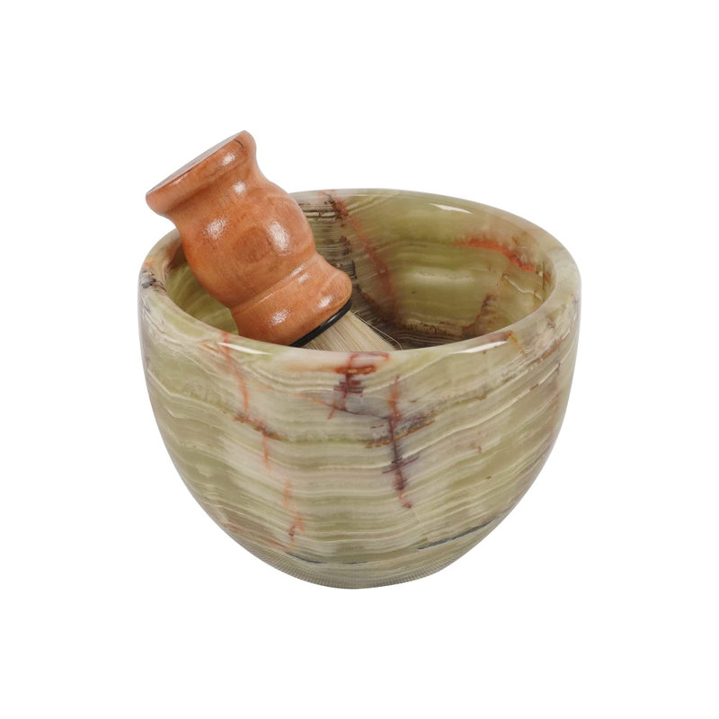 Handmade Marble Decorative Bowl, Green