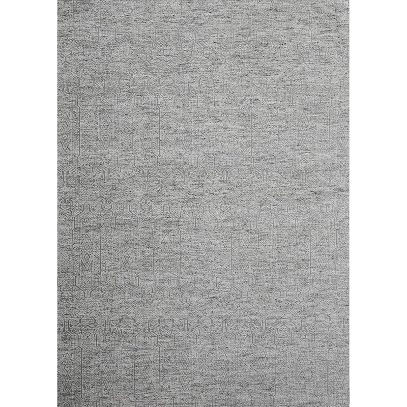 Tapis gris clair marocain de haute qualité noué à la main, Rectangle 12 pi x 15 pi