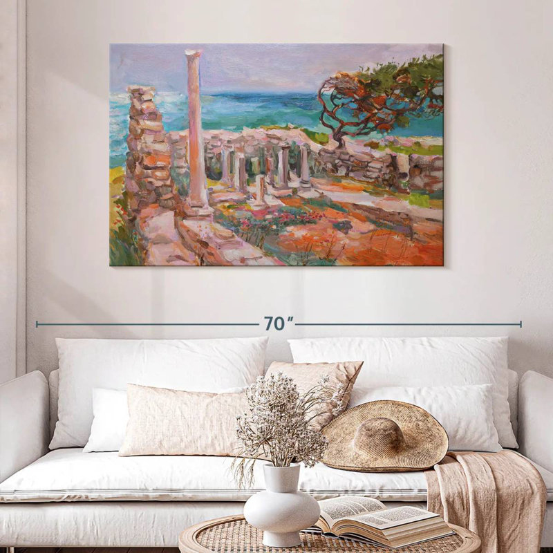 Colonnes de la mer Égée, H 32 po x l 48 po