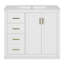 Meuble-lavabo de salle de bain avec lavabo, meuble de rangement à structure en bois, meuble-lavabo autoportant avec tiroirs et portes à fermeture douce, meuble-lavabo pour l'organisation-2056099512