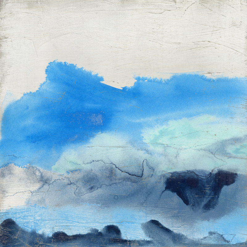 Breakers I by June Erica Vess - Wrapped Canvas Painting, 91cm H x 91cm W