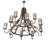 12 - Light Dimmable Tiered Chandelier