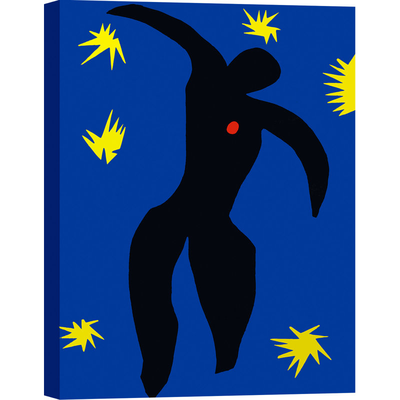 3HM7480 Jazz, Icarus by Henri Matisse - Wrapped Canvas Print, 100cm H x 70cm W