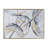 CosmoLiving by Cosmopolitan Gold Canvas Abstract Framed Wall Art with Gold Frame-69975438