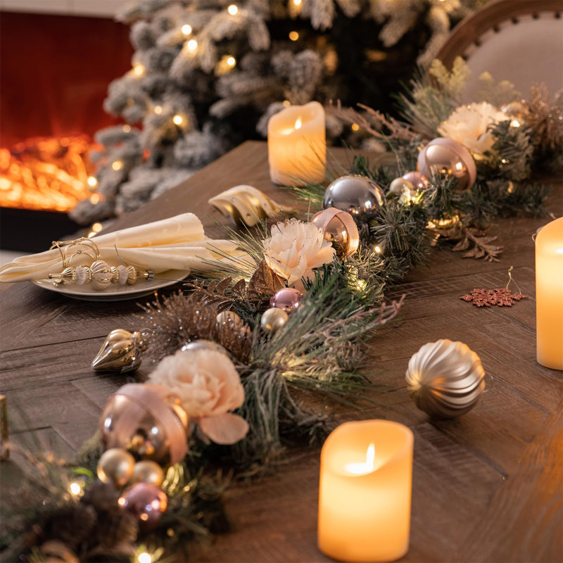 73.91cm Lighted Faux Garland with Lights