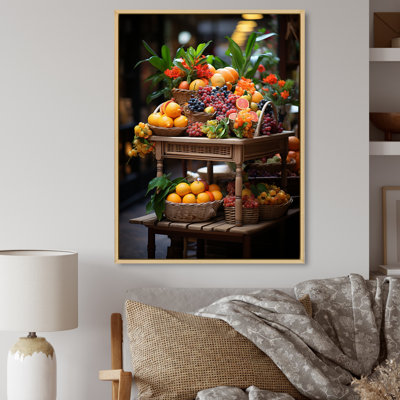 «Paris Parisian Market Colors I», reproduction sur toile