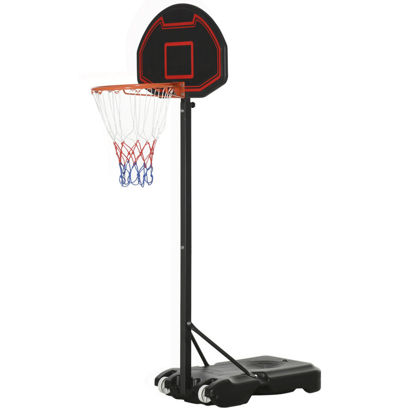 Cerceau de basketball portatif réglable avec construction robuste pour une utilisation polyvalente