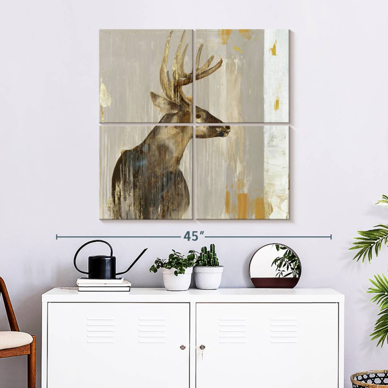 Brampt Stag II, 32'' H x 32'' W